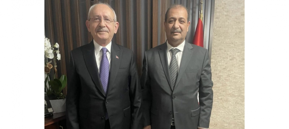 BAŞKAN KARIŞ KEMAL KILIÇDAROĞLU'NU MAKAMINDA ZİYARET ETTİ! - GÜNDEM - İnternetin Ajansı