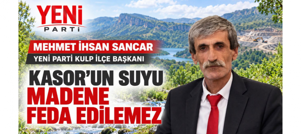Başkan Mehmet İhsan Sancar: Kasor’un Suyu Madene Feda Edilemez - GÜNDEM - İnternetin Ajansı