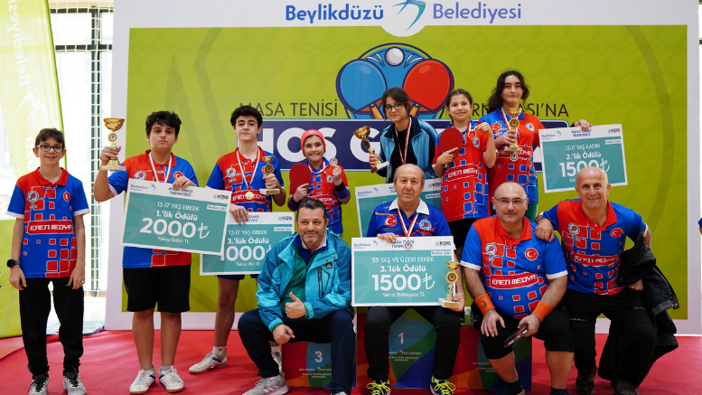 BEYLİKDÜZÜ’NDE ÖDÜLLÜ MASA TENİSİ TURNUVASI DÜZENLENDİ - TÜRKİYE - İnternetin Ajansı