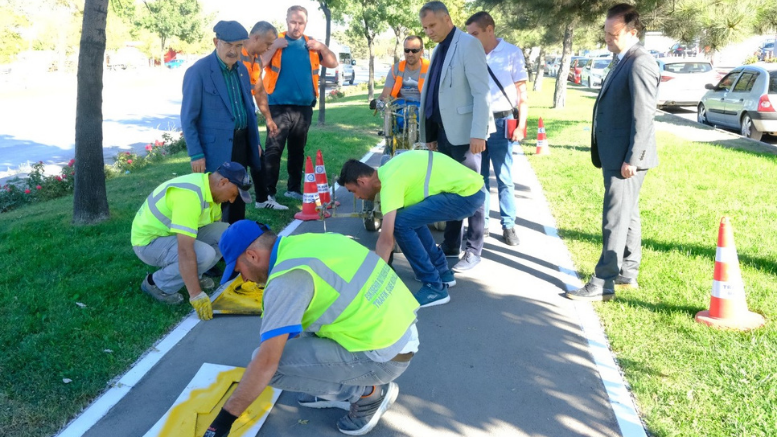 BÜYÜKERŞEN BİSİKLET YOLU ÇALIŞMALARINI İNCELEDİ - TÜRKİYE - İnternetin Ajansı