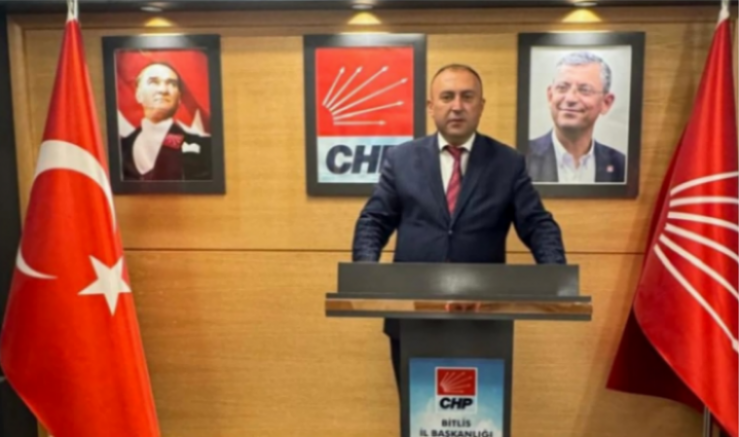 CHP Bitlis Merkez İlçe Başkanı Rahmetullah Ak: 