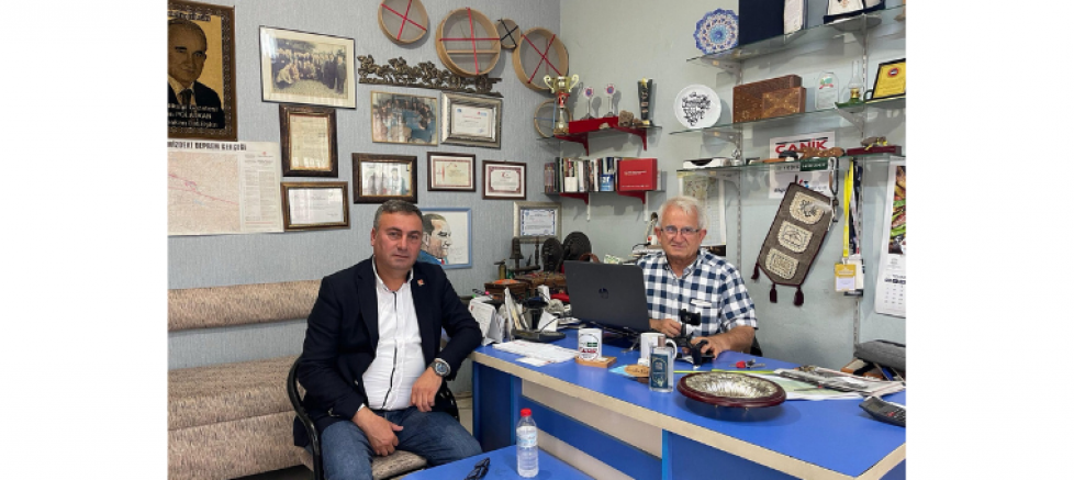 CHP TOKAT MERKEZ İLÇE BAŞKANI AYTEKİN AYAN’DAN CEMALETTİN BİLGİN’E ZİYARET - GÜNDEM - İnternetin Ajansı