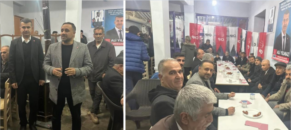 Cumhuriyet Halk Partisi (CHP) Adıyaman İl Başkanı Engin Doğan Besni Kesmetepe’de  Chp seçim bürosunun açılışına katıldı. - GÜNDEM - İnternetin Ajansı