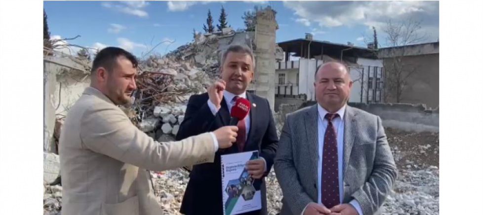 Gelecek Partili Şahin’den İktidara “Deprem Konutları Nerede?” Çıkışı - GÜNDEM - İnternetin Ajansı