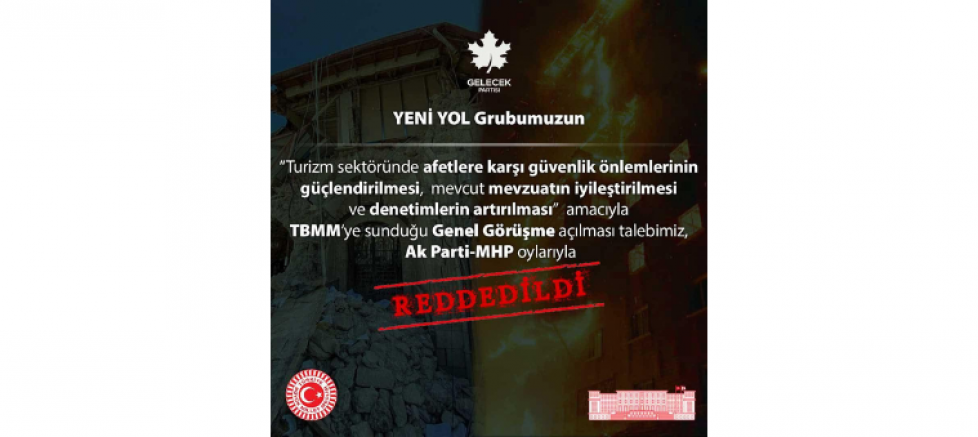 Gelecek Partisi Yozgat İl Başkanı Ömer Aydoğmuş: “Turizm Sektöründe Güvenlik Önlemlerinin Güçlendirilmesi Reddedildi!” - GÜNDEM - İnternetin Ajansı
