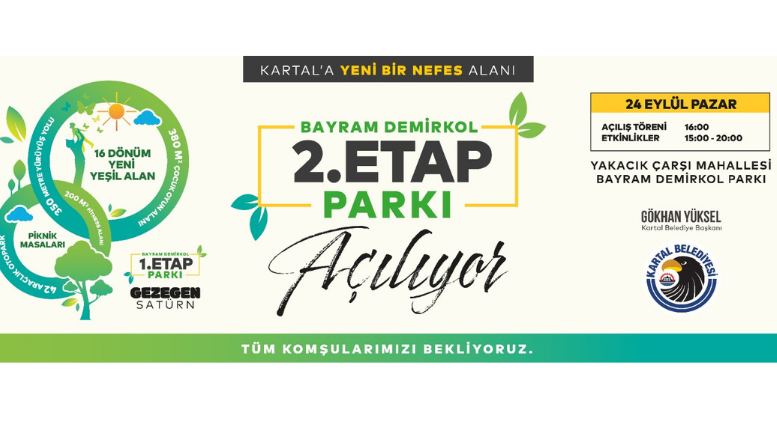 KARTAL’IN EN BÜYÜK PROJESİ ‘BAYRAM DEMİRKOL PARKI’ TAMAMLANDI - TÜRKİYE - İnternetin Ajansı