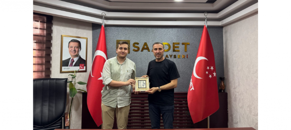 SAADET PARTİSİ KAYSERİ İL BAŞKANI ERDAL ALTUN: “GENÇLERİMİZ GELECEĞİMİZİN TEMİNATIDIR” - GÜNDEM - İnternetin Ajansı