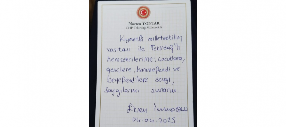 TEKİRDAĞ MİLLETVEKİLİ NURTEN YONTAR: “TÜRK DEMOKRASİSİNDEKİ BU KARA SAYFA BİR AN ÖNCE KAPATILMALI” - GÜNDEM - İnternetin Ajansı