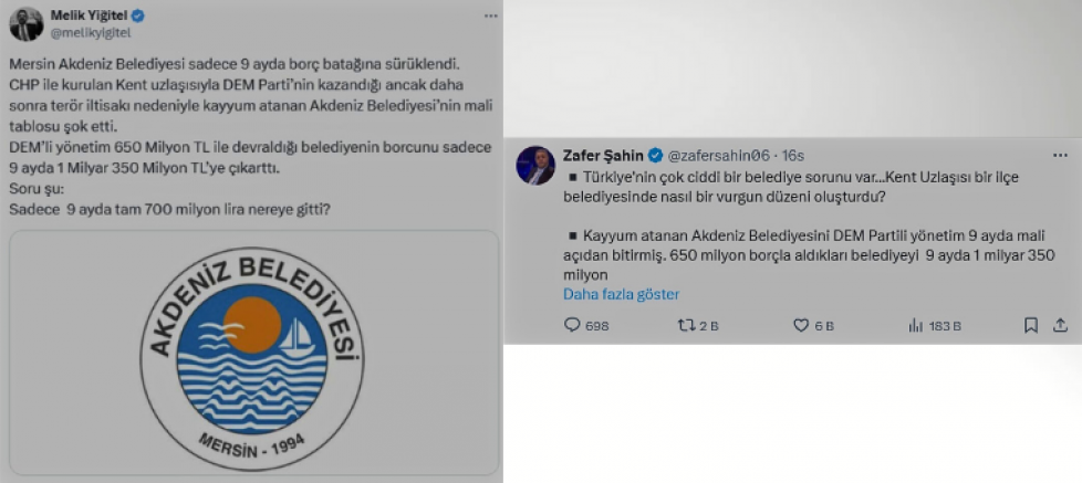 ÜLKE GÜNDEMİNE DÜŞTÜ: ULUSAL BASIN KAYYIM ATANAN AKDENİZ BELEDİYESİ’Nİ MALİ ÇÖKÜŞE SÜRÜKLEDİĞİ MÜFETTİŞ RAPORLARIYLA ORTAYA ÇIKTI - GÜNDEM - İnternetin Ajansı