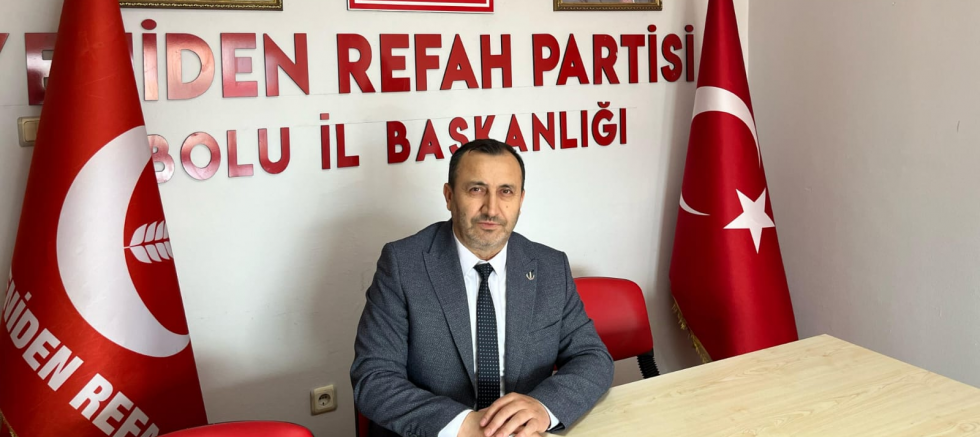 Yeniden Refah Partisi Bolu İl Başkanı Sadettin Baskın: “Bir Kıvılcım, Bir Geleceği Yok Etmesin” - GÜNDEM - İnternetin Ajansı