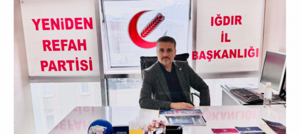 Yeniden Refah Partisi Iğdır İl Başkanı Fırat Akkuş:“Iğdır Kirli Havaya Mahkûm Edilemez” - GÜNDEM - İnternetin Ajansı