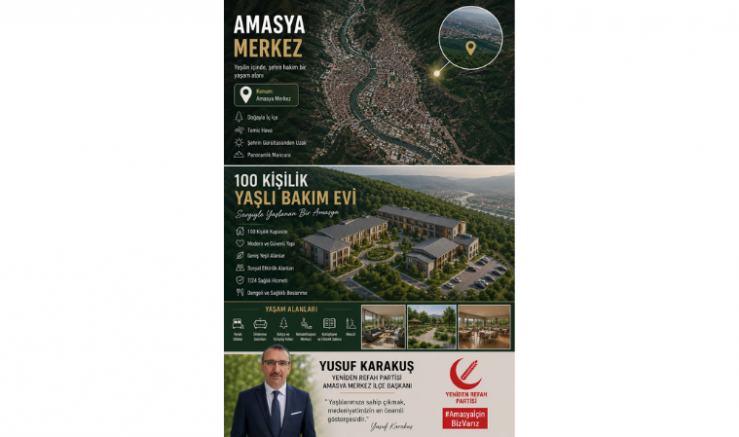 Yusuf Karakuş: Amasya'ya Yakışan Yaşlı Bakım Evi Projesi Hayata Geçirilmelidir - GÜNDEM - İnternetin Ajansı