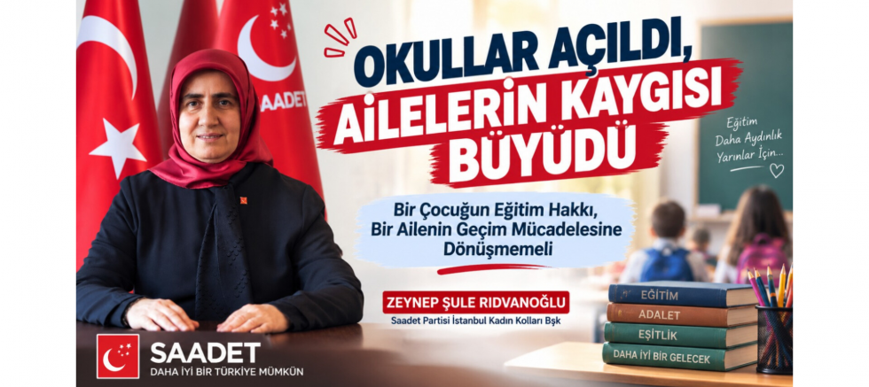 Zeynep Şule Rıdvanoğlu: Okullar Açıldı, Ailelerin Kaygısı Büyüdü - GÜNDEM - İnternetin Ajansı